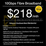 Fibre Broadband 10Gbps 218.00