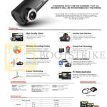 ZMC Thinkware Dash Cam In-Car Recorder H50, Accessories