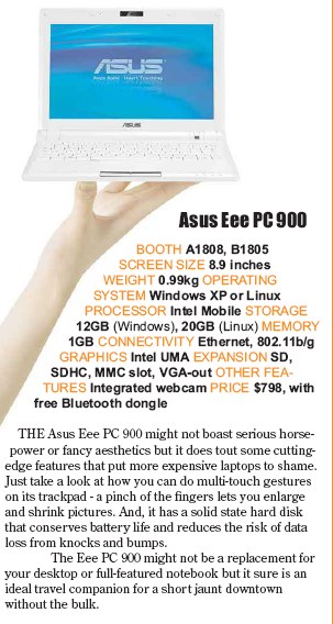 PC Show 2008 price list image brochure of Asus Eee Pc 900