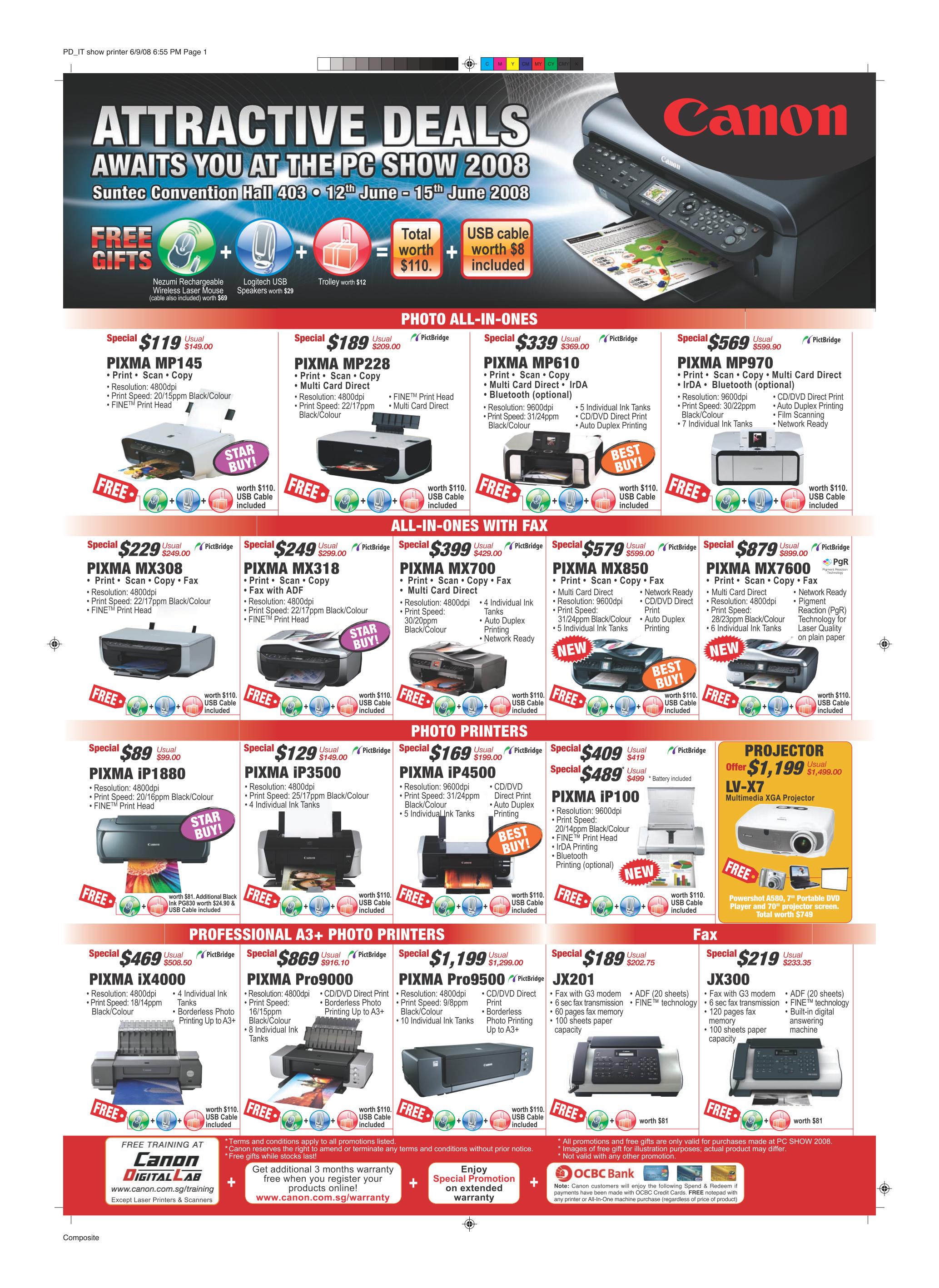 PC Show 2008 price list image brochure of Canon Printers.pdf 01