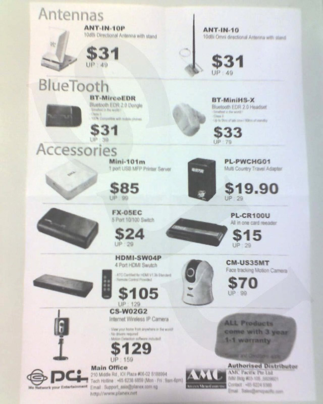 PC Show 2008 price list image brochure of Pci 1