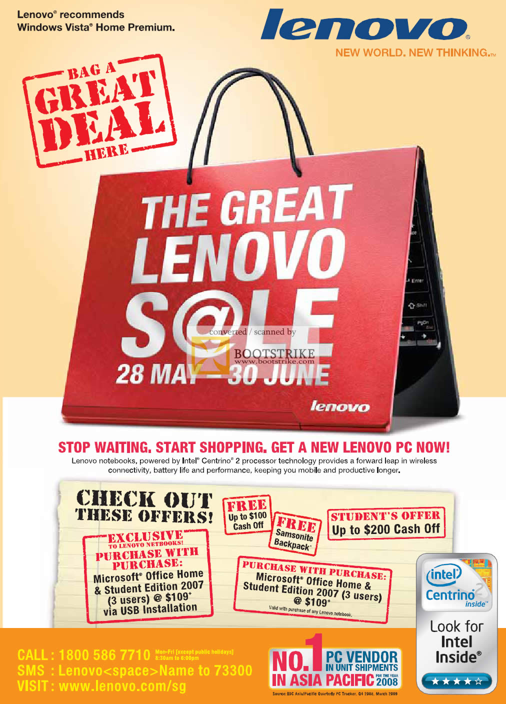 PC Show 2009 price list image brochure of Lenovo Promotions
