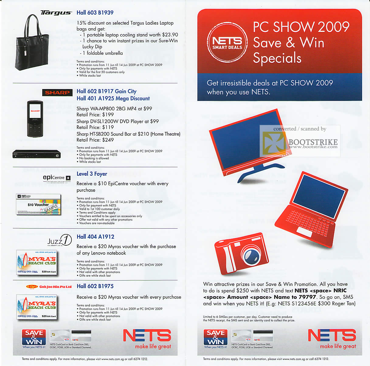 PC Show 2009 price list image brochure of NETS Promotion 1