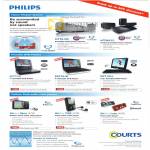 Philips Home Theater System DVD Players GoGear Flash Courts