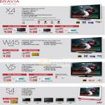 Bravia LCD TV X4 W45 V5 S4 Series