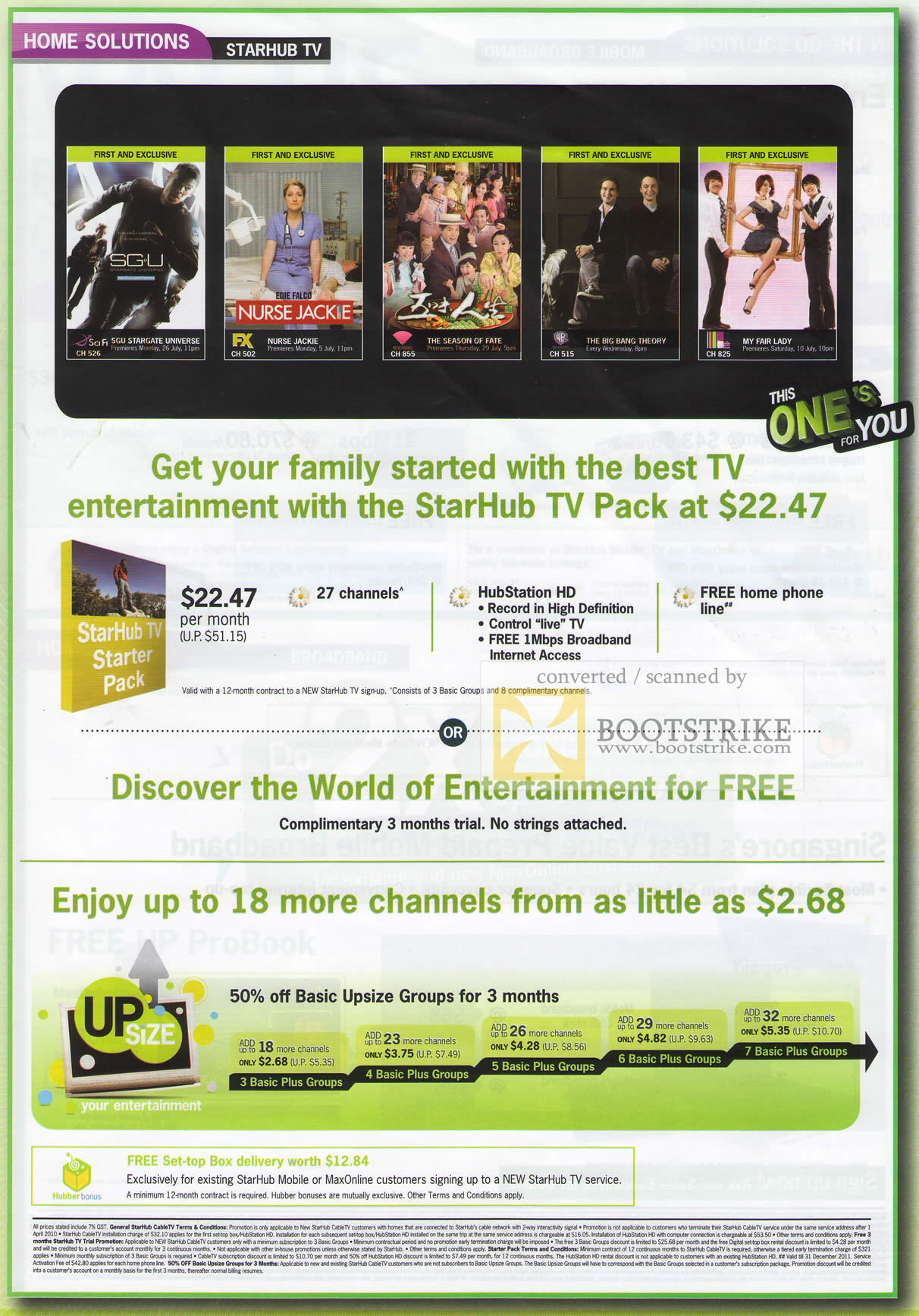 PC Show 2010 price list image brochure of Starhub TV Channels Pack Hubstation HD