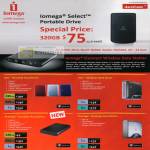 Iomega Select EGo External Storage Drive Desktop Prestige IConnect Wireless Data Station