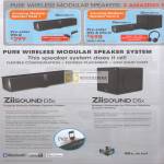 Pure Wireless Modular Speaker System Flexible Ziisound D5x DSx Subwoofer