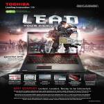 Toshiba Notebooks Gaming Features 3D Webcam Nvidia 3DTV Harmon Kardon X770 F750