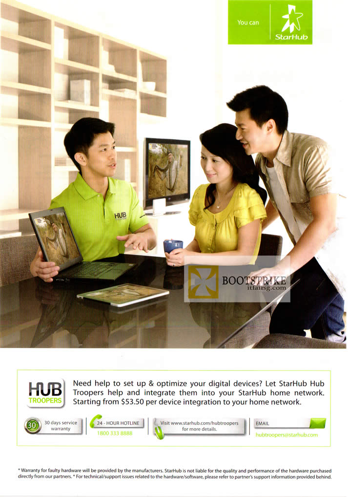 PC SHOW 2012 price list image brochure of Starhub Hub Troopers