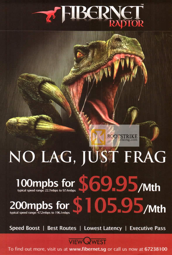 PC SHOW 2012 price list image brochure of ViewQuest Broadband Fibernet Raptor 100mbps, 200mbps