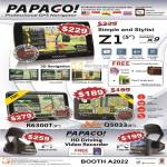 Papago GPS Navigator Z1, R6300T, Q5033, HD Driving Video Recorder P1, P0