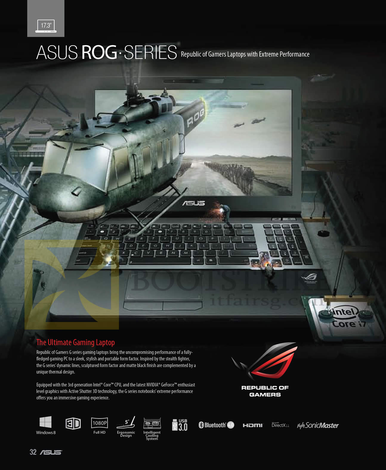PC SHOW 2013 price list image brochure of ASUS Notebooks ROG Republic Of Gamers Features