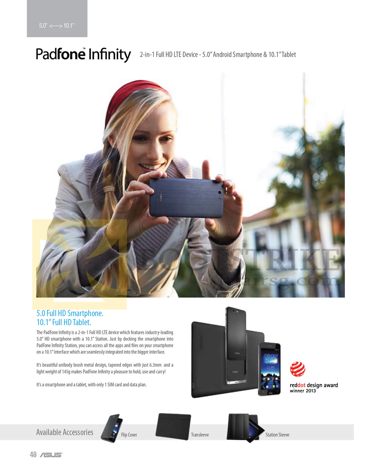 PC SHOW 2013 price list image brochure of ASUS Tablets Padfone Infinity, 3G LTE Android