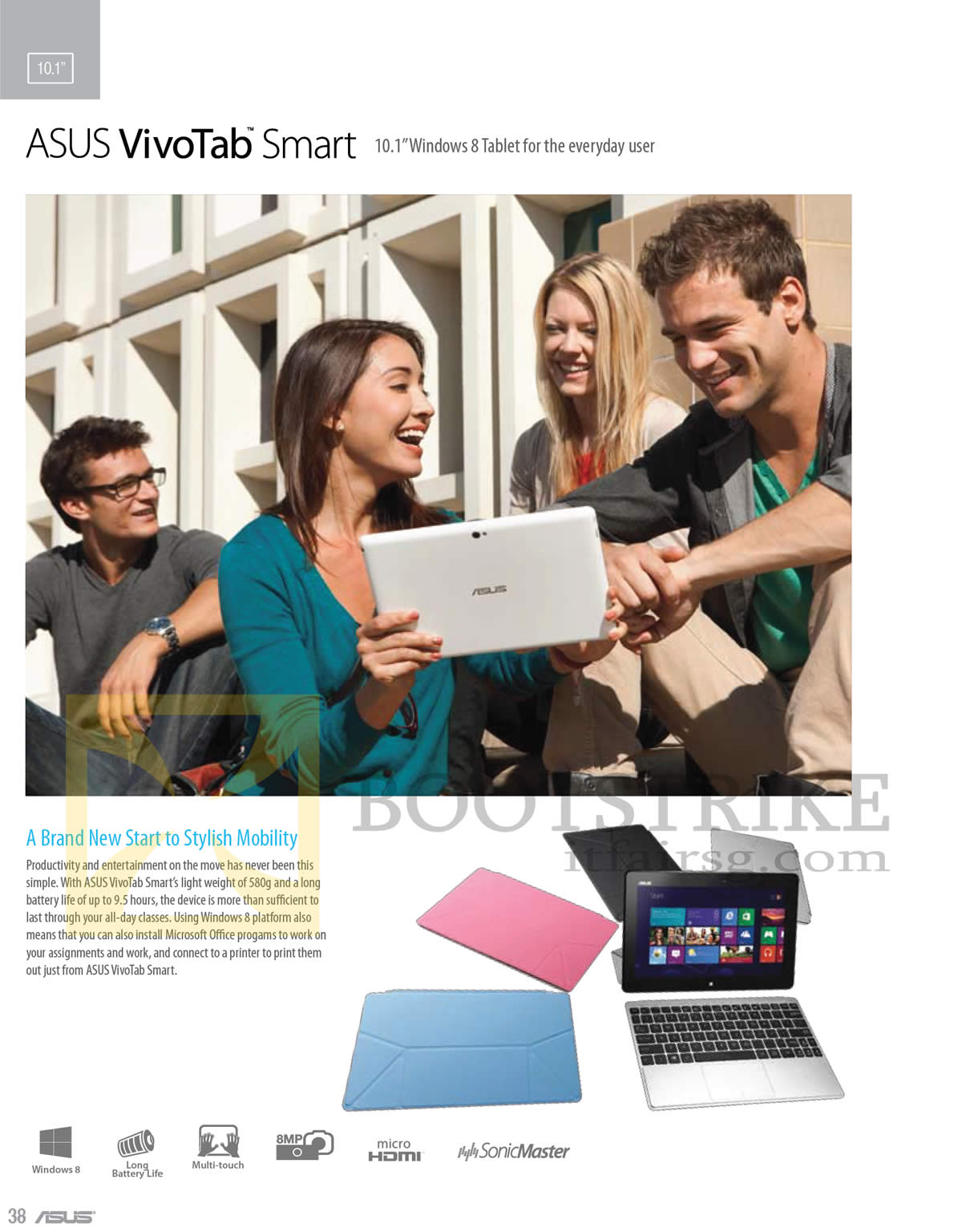 PC SHOW 2013 price list image brochure of ASUS Tablets VivoTab Smart Features