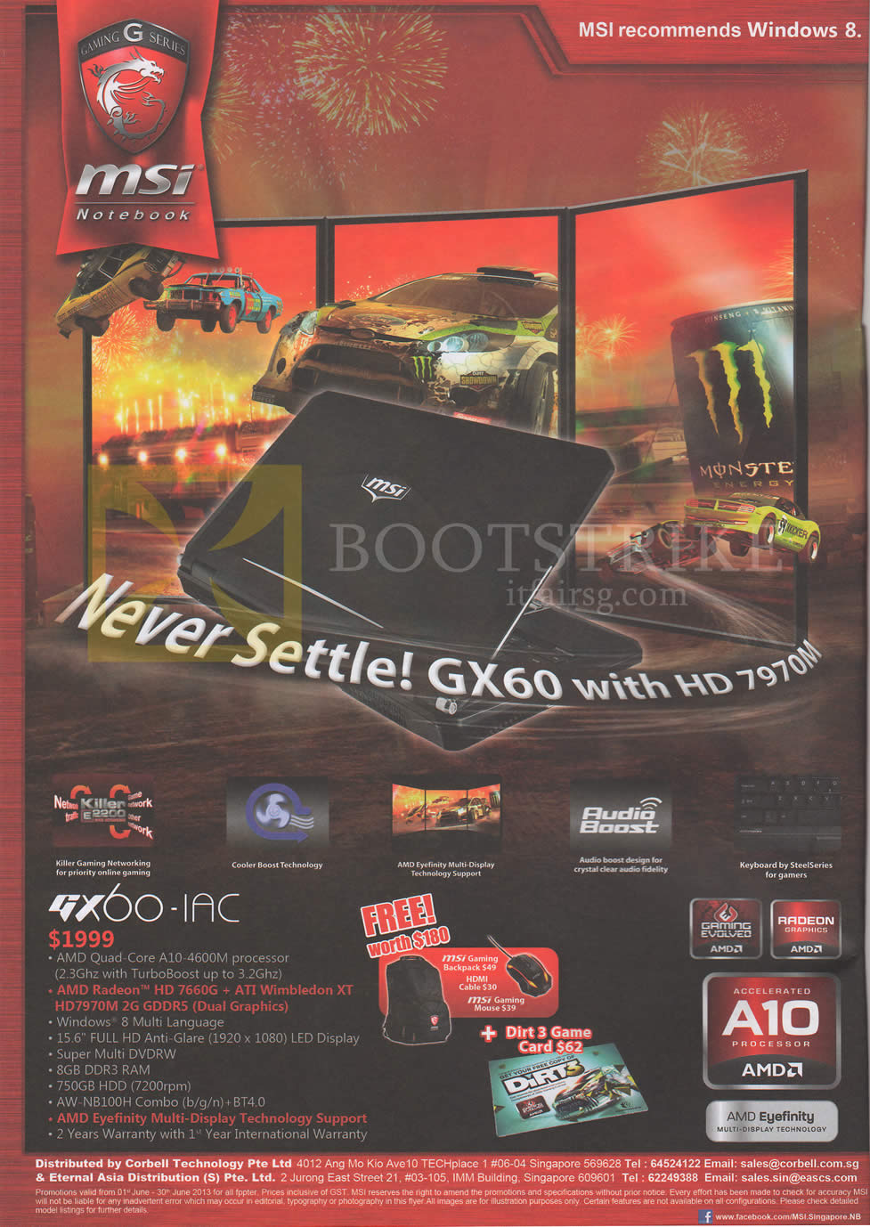 PC SHOW 2013 price list image brochure of MSI Notebook GX60-IAC