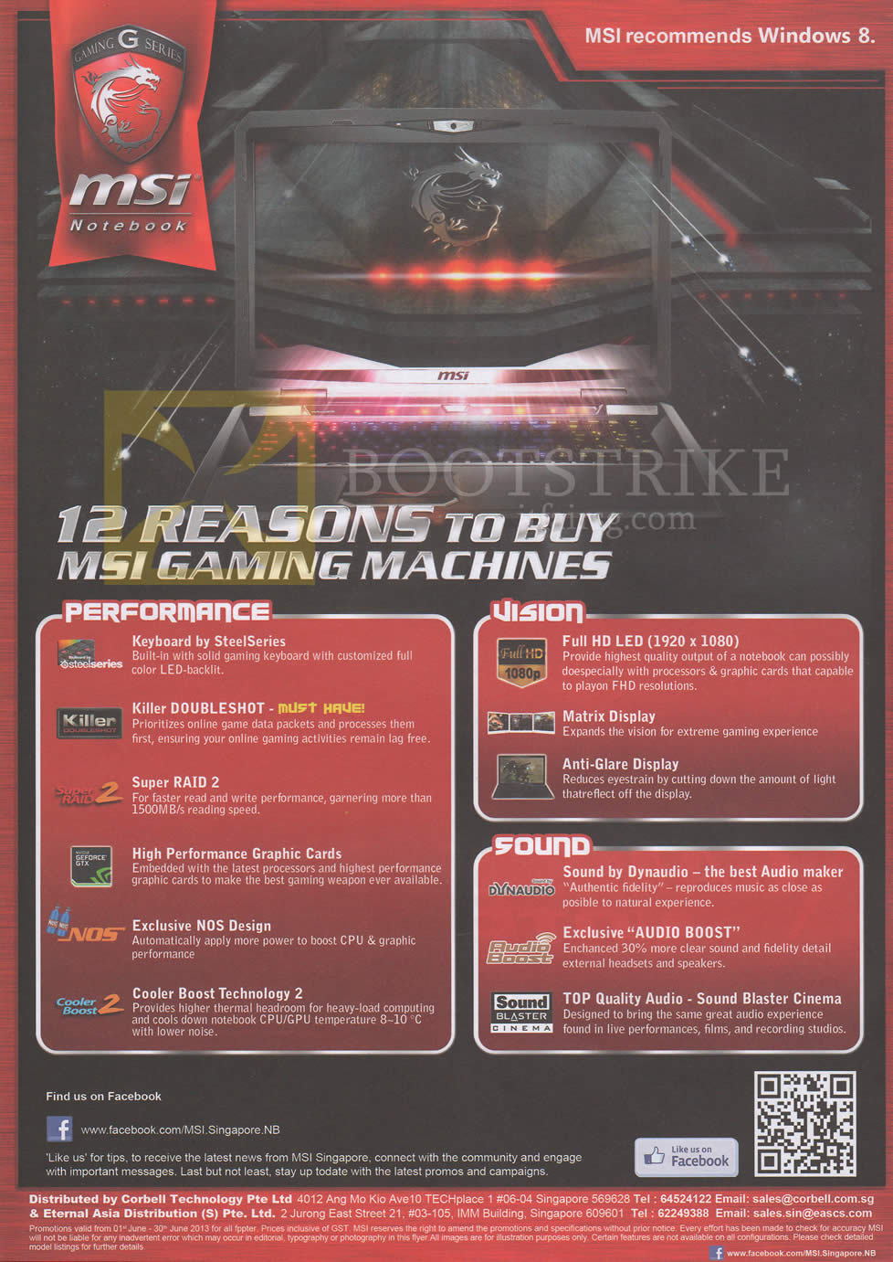PC SHOW 2013 price list image brochure of MSI Notebooks 12 Reasons To Buy MSI Gaming Machines, Performance, Vision, Sound