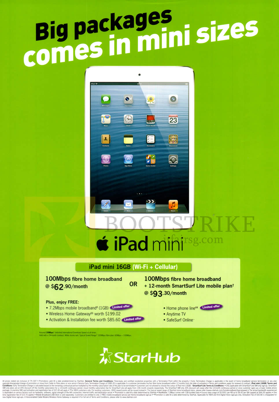 PC SHOW 2013 price list image brochure of Starhub Apple IPad Mini