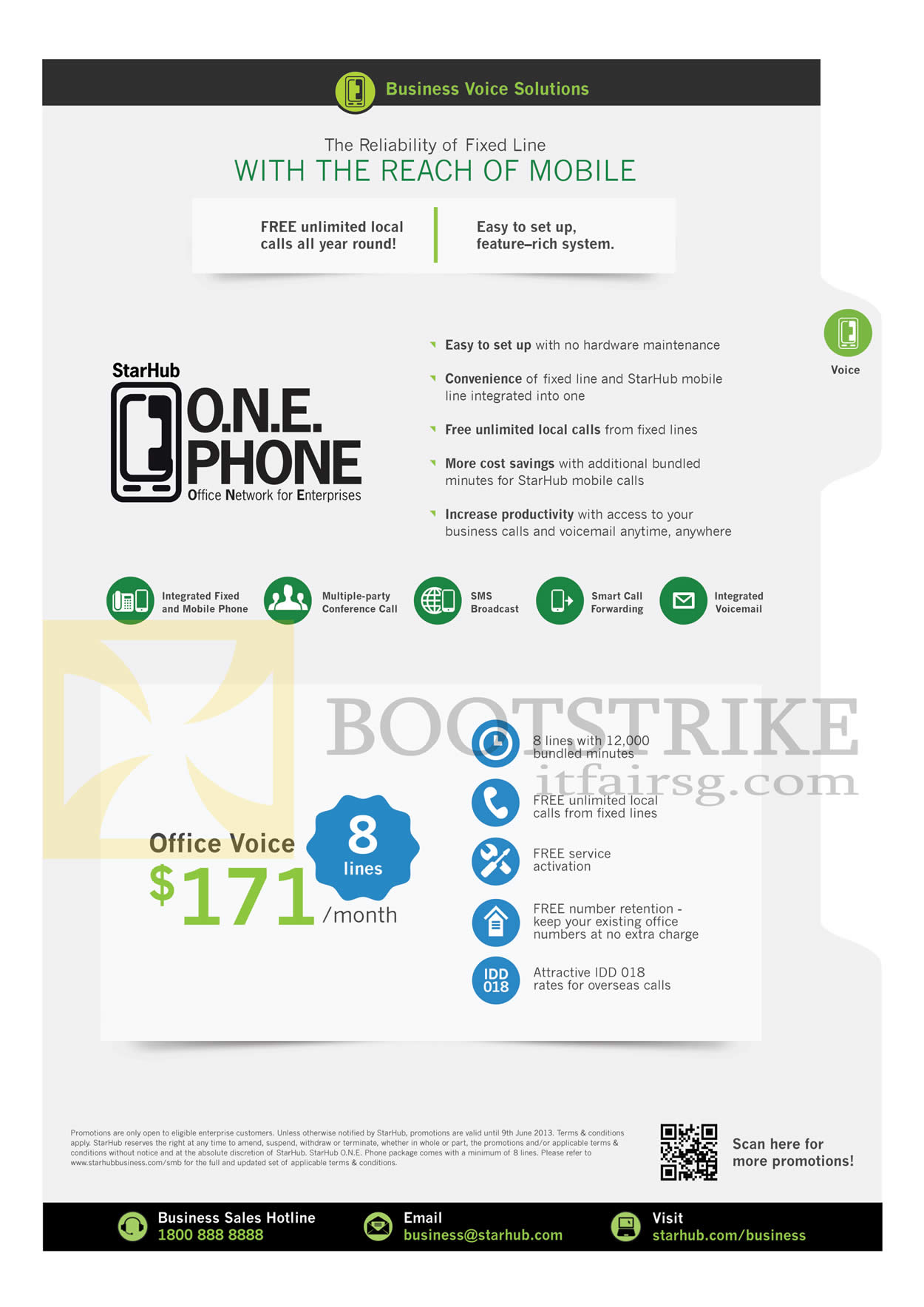 PC SHOW 2013 price list image brochure of Starhub Business Voice Solutions, One Phone, Office Voice