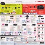 Digital Cameras DSLR EOS M, 600D, 1100D, 100D, 650D, 700D, 60D, 7D, 6D, LEGRIA Video Camcorders HF G25, HF R36