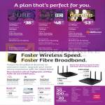 Fibre Broadband Plans Pure 100Mbps, Pure HD 150Mbps, Gamer 150Mbps, ASUS Routers, Static IP, Fixed Line, IDD Calls