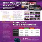Fibre Broadband Teleport Video Streaming, Comparison Table