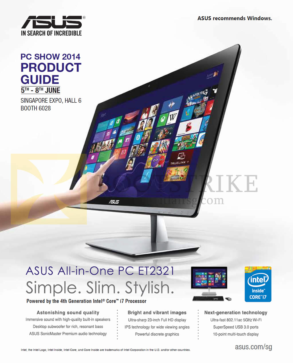 PC SHOW 2014 price list image brochure of ASUS AIO Desktop PC ET2321