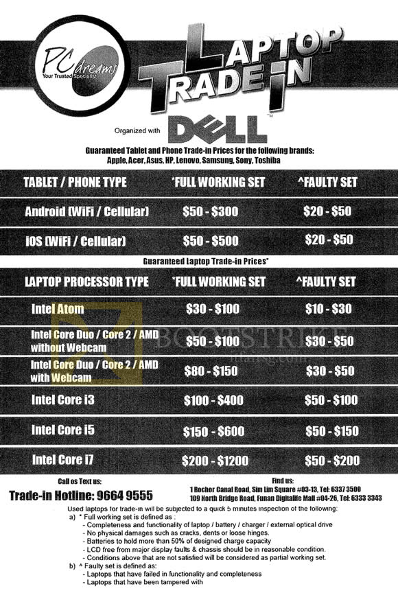 PC SHOW 2014 price list image brochure of Dell PC Dreams Notebook Tablet Trade In