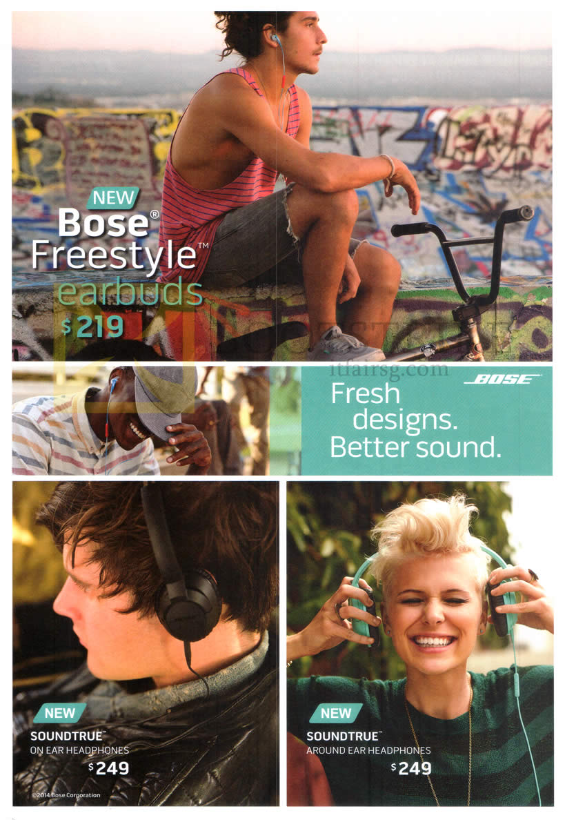PC SHOW 2014 price list image brochure of EpiCentre Bose Headphones Freestyle Earbuds, Soundtrue