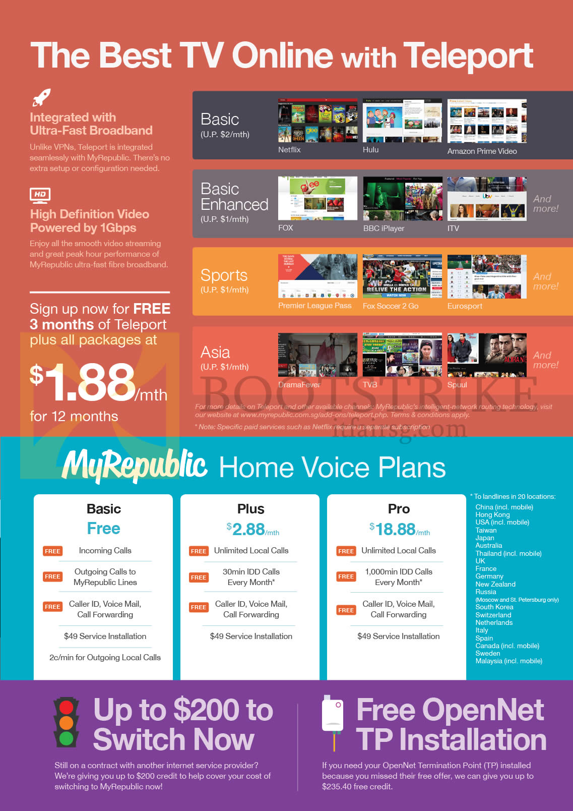 PC SHOW 2014 price list image brochure of MyRepublic Home Voice Plans, TV Online With Teleport