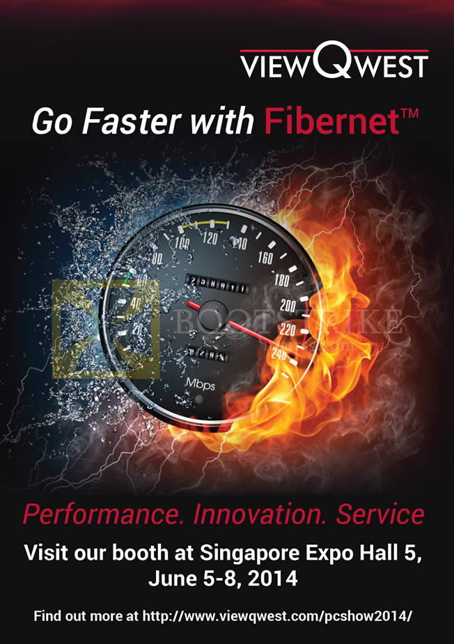 PC SHOW 2014 price list image brochure of ViewQwest Fibernet Booth