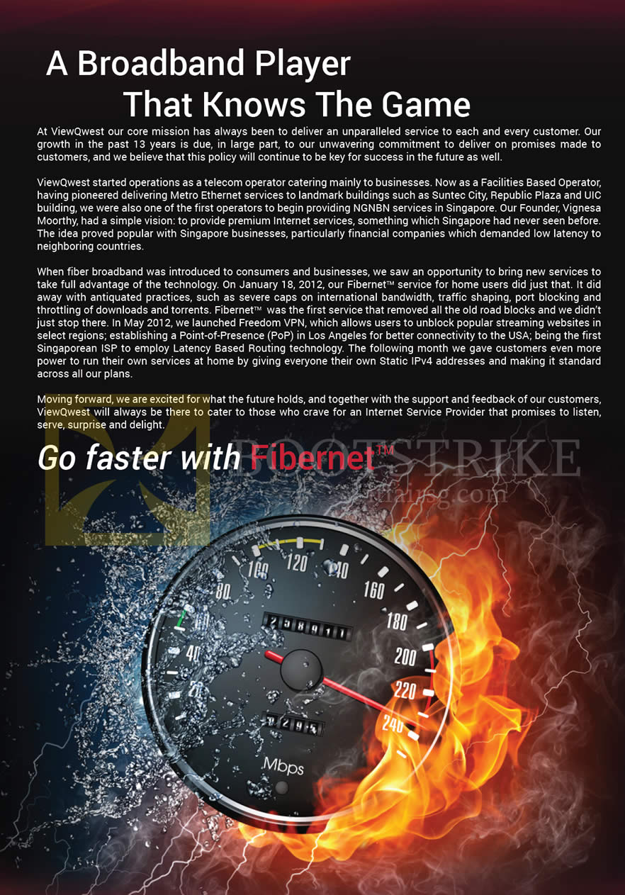 PC SHOW 2014 price list image brochure of ViewQwest Fibernet History
