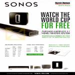 Sonos Wireless 3.1 Home Theatre System, Playbar Sub Bridge