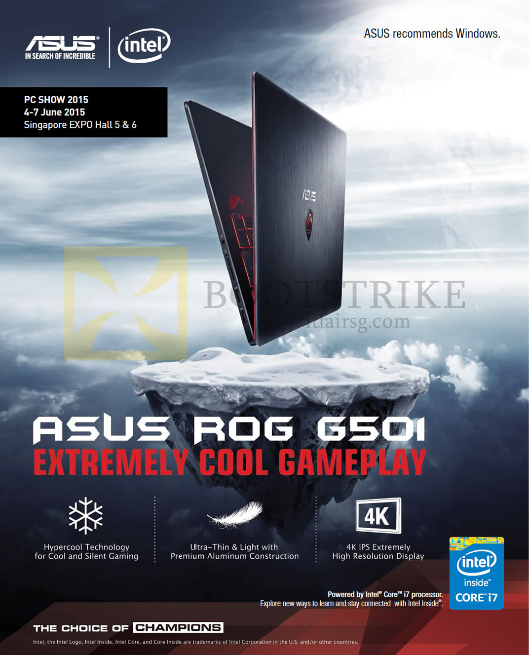 PC SHOW 2015 price list image brochure of ASUS Notebooks ROG G501 Features