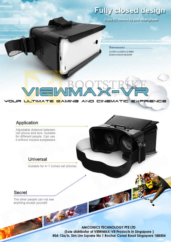 PC SHOW 2015 price list image brochure of Amconics Viewmax-VR