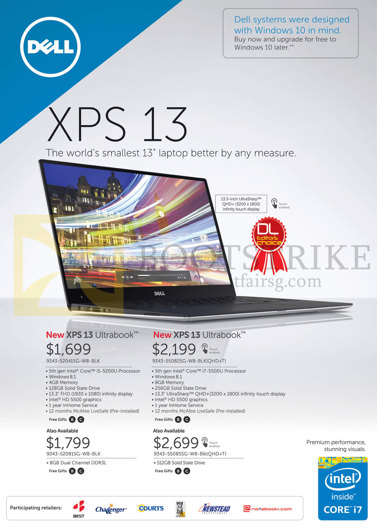 PC SHOW 2015 price list image brochure of Dell Notebooks XPS 13