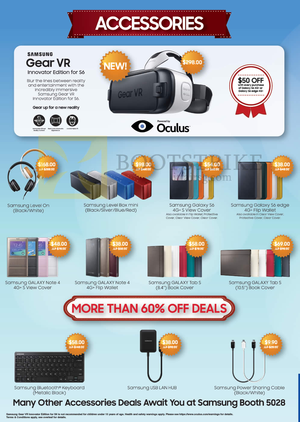 PC SHOW 2015 price list image brochure of Samsung Gear VR