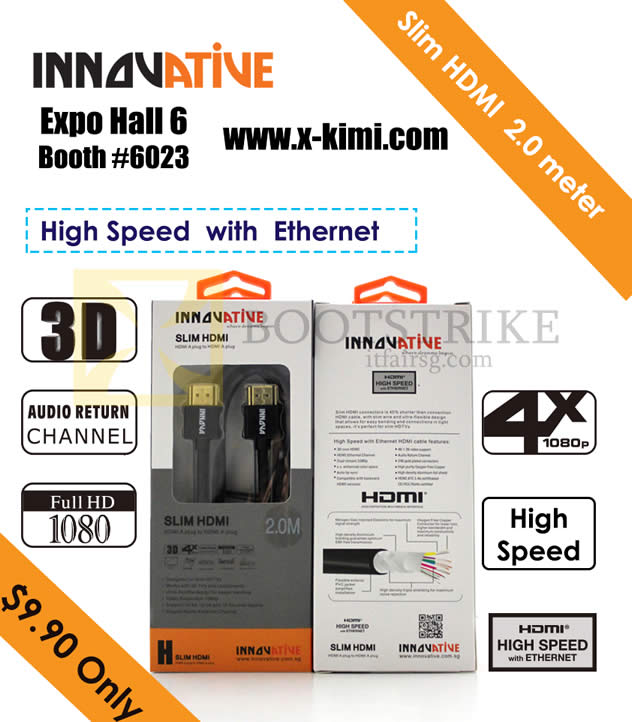 PC SHOW 2015 price list image brochure of X-Kimi Innovative HDMI 2.0 Cable