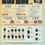 Fujifilm Digital Cameras X30, X100T, XQ1, XQ2, Lenses. Lens Cleaning Wipes