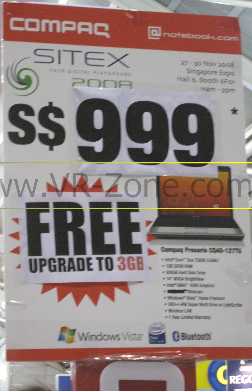 Sitex 2008 price list image brochure of (LAST DAY Deals) VR-Zone Compaq IMG 1679