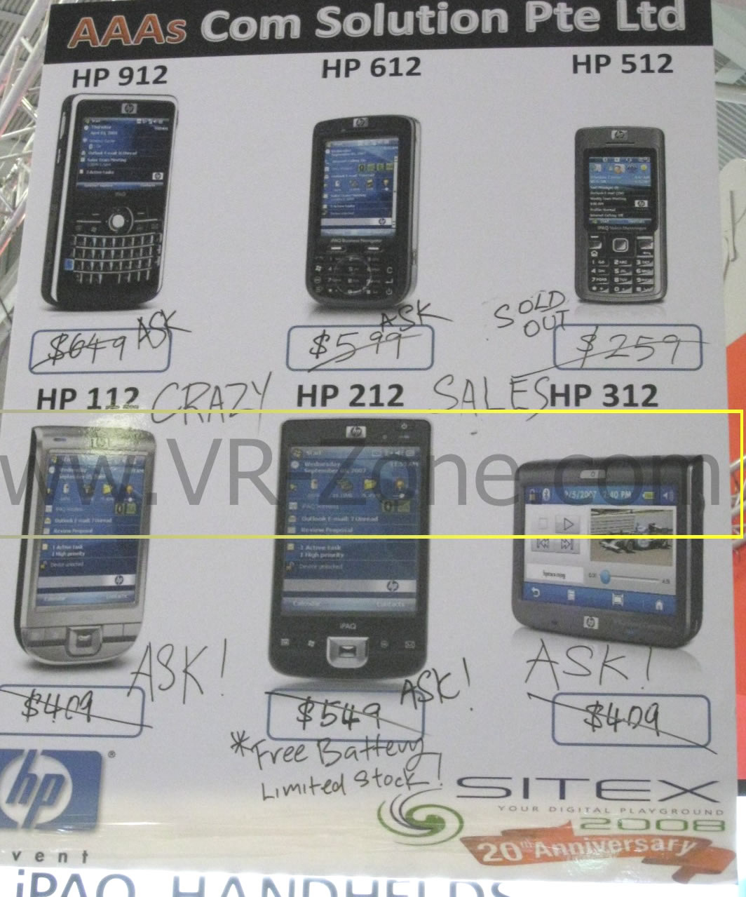 Sitex 2008 price list image brochure of (LAST DAY Deals) VR-Zone Hp Aaa IMG 1677