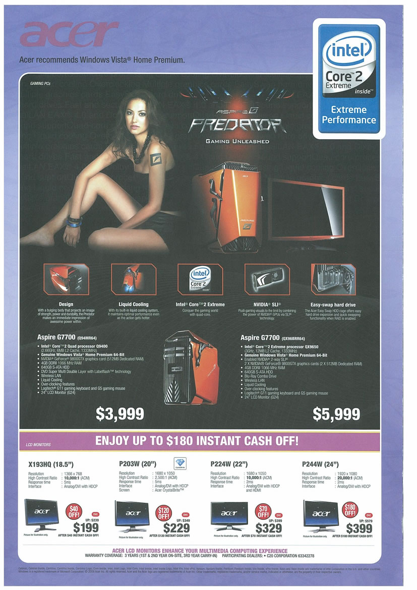 Sitex 2008 price list image brochure of Acer 02 Page 1 - Vr-zone Tclong