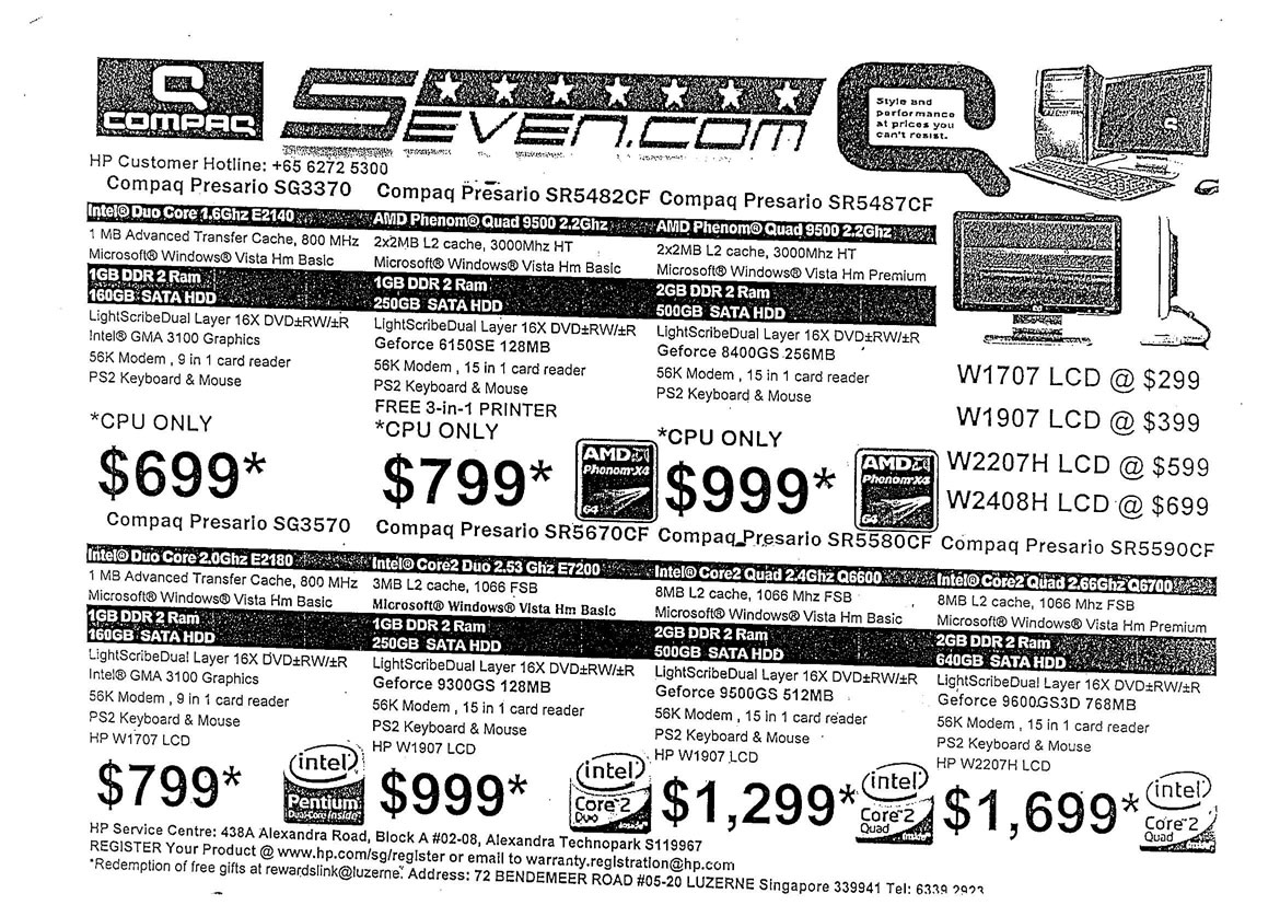 Sitex 2008 price list image brochure of Compaq Presario 02 - Vr-zone Tclong