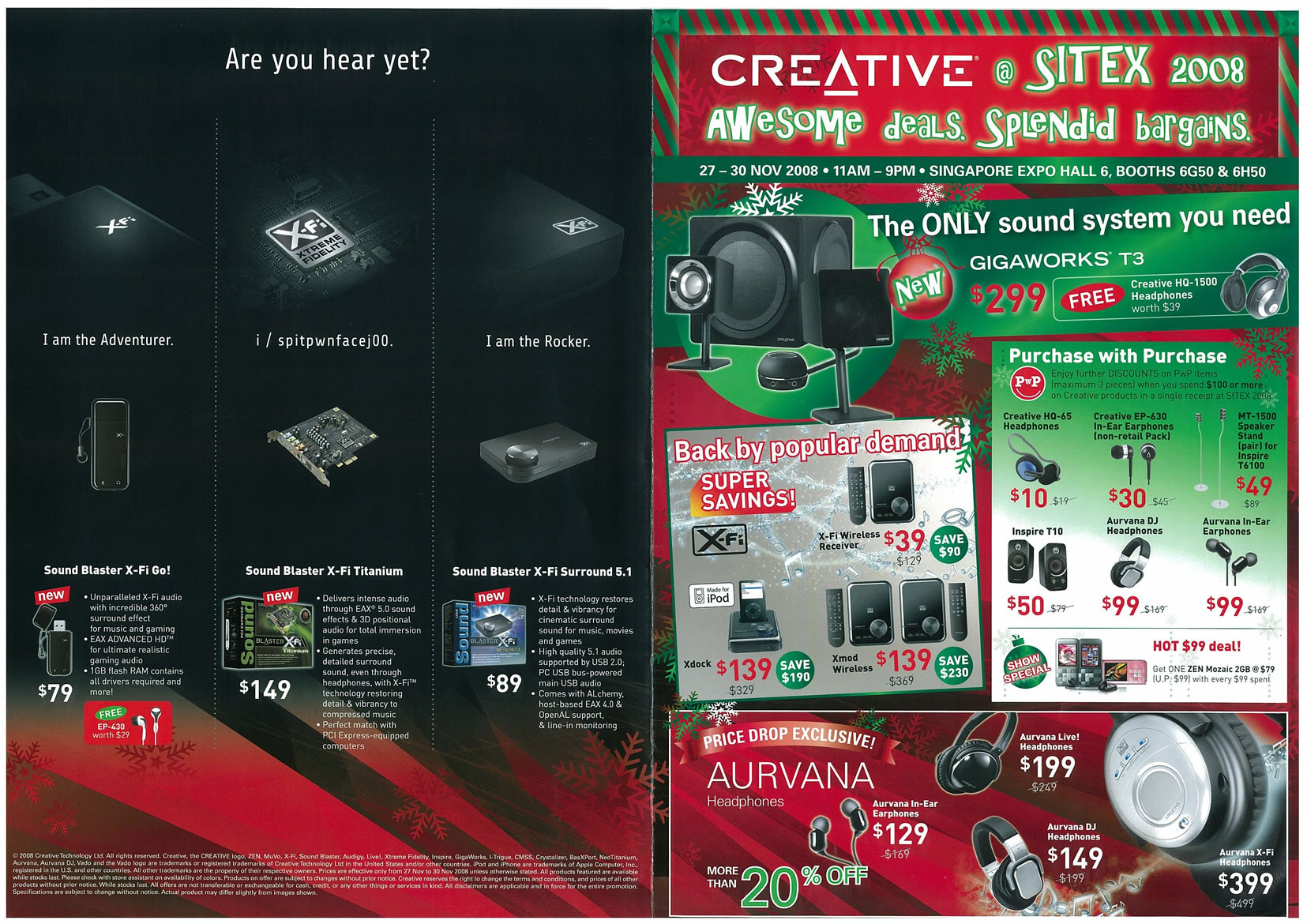 Sitex 2008 price list image brochure of Creative 01 Page 1 - Vr-zone Tclong