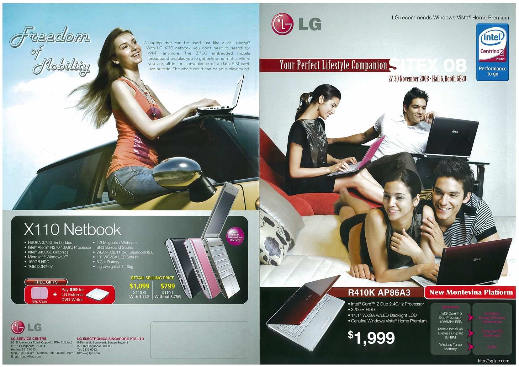Sitex 2008 price list image brochure of LG Notebooks 01 Page 1 - Vr-zone Tclong