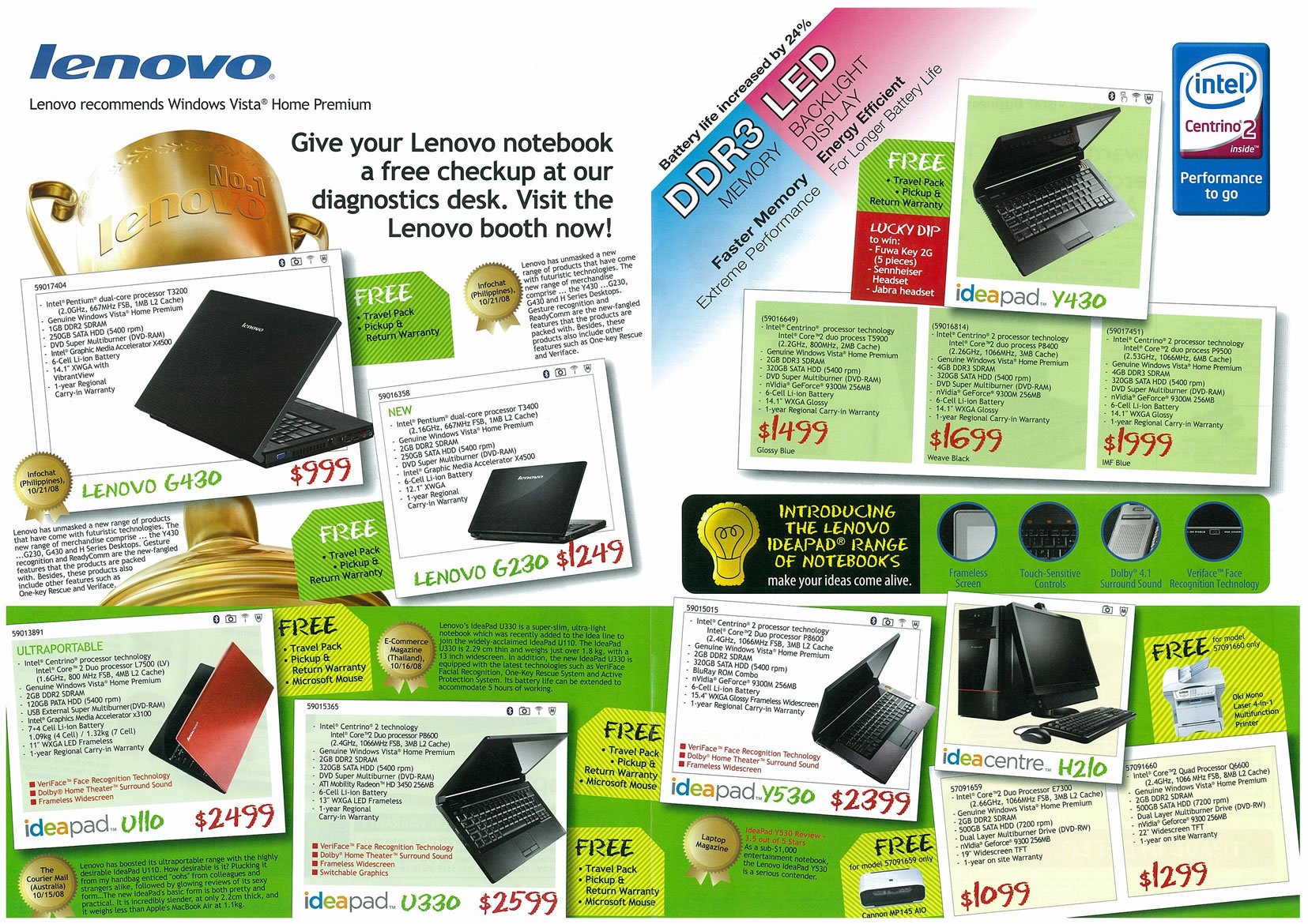 Sitex 2008 price list image brochure of Lenovo Notebooks Page 2 - Vr-zone Tclong
