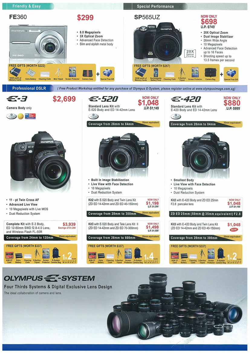 Sitex 2008 price list image brochure of Olympus Cameras Page 2 - Vr-zone Tclong