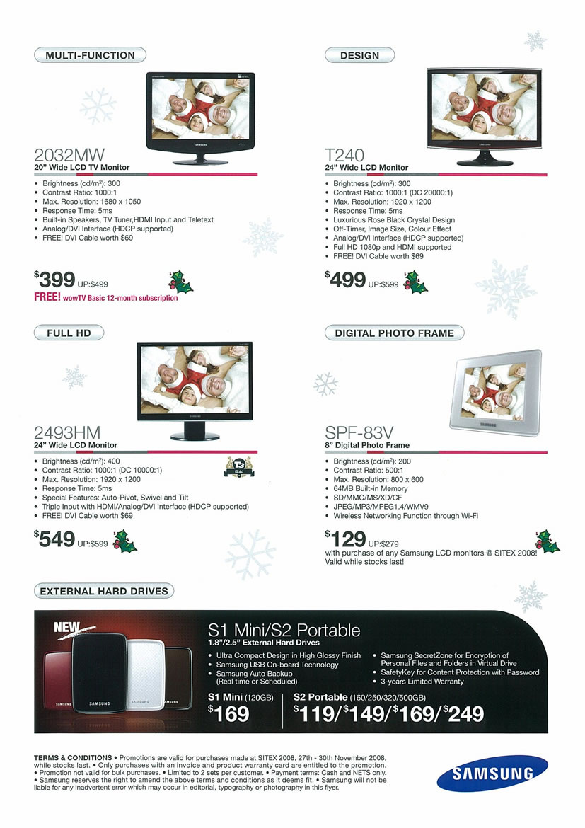 Sitex 2008 price list image brochure of Samsung LCD Monitors Page 2 - Vr-zone Tclong