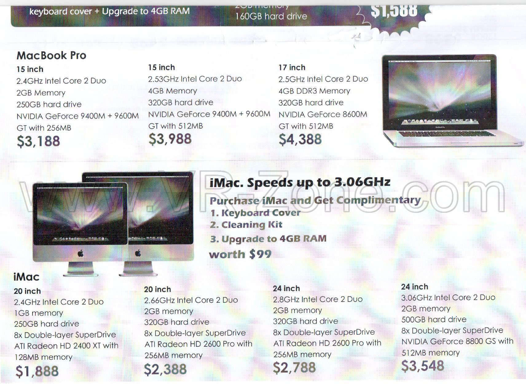 Sitex 2008 price list image brochure of Apple Pacific20