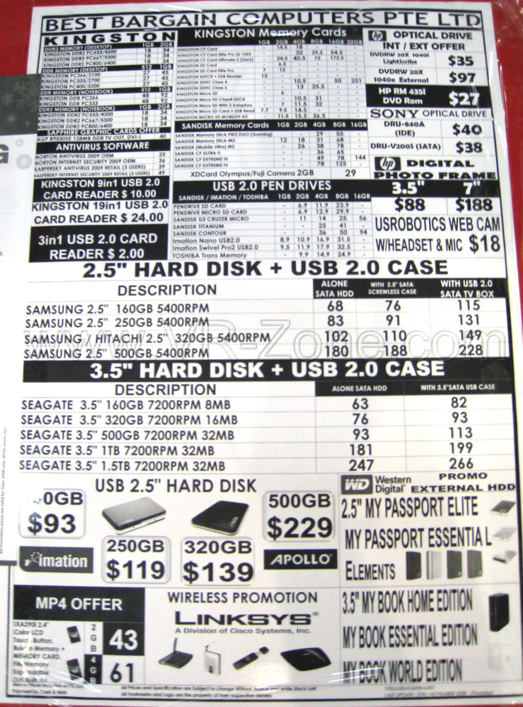 Sitex 2008 price list image brochure of Best Bargain VR-Zone Walkthru - IMG 1606